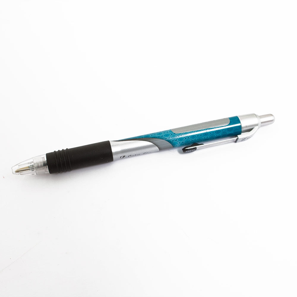 Rollerball/Ballpoint, Art & School, Zgrip, Plus, Retractable, Pen, 259535, Light Blue